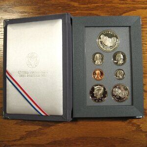 UNITED STATES MINT PROOF 1991 PRESTIGE SET